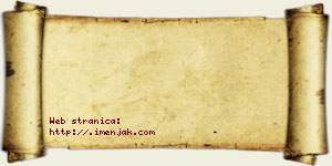 Jana Tintor vizit kartica